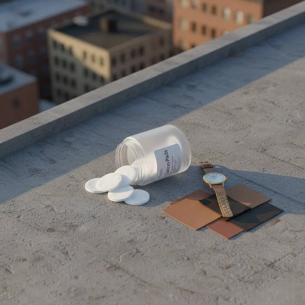 Close-up of soft cotton pads